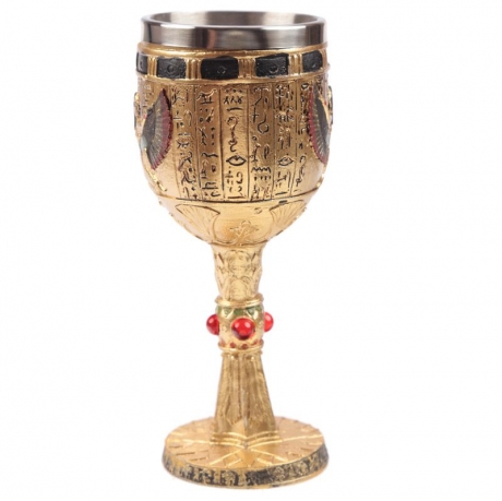 Decorative Egyptian Isis Goblet